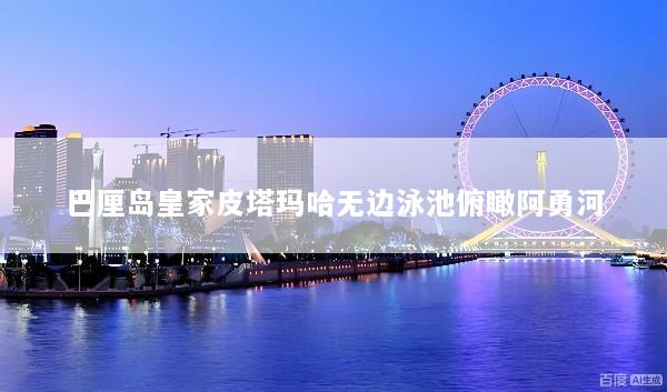 巴厘岛皇家皮塔玛哈无边泳池俯瞰阿勇河